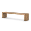 Four Hands Ruskin Bench angled view 