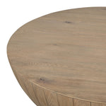 Ryan Oak Coffee Table Natural Oak Solid Rounded Edge 237177-001