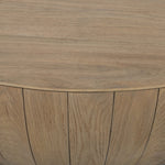 Four Hands Ryan Oak Coffee Table Natural Oak Solid Rounded Edge Detail