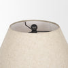 Mercana Sadiyah Table Lamp white lamp shade top 