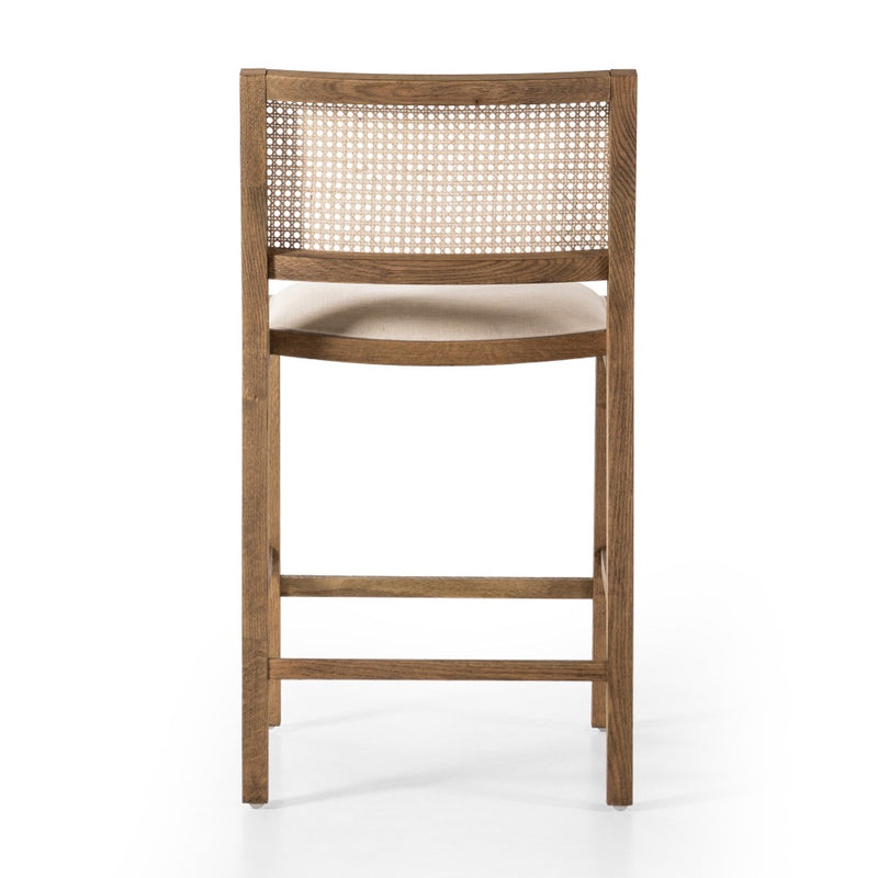 Four Hands Sage Stool back view 