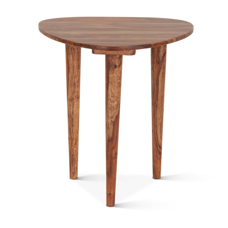 Salem Sheesham Wood Side Table FSS-ST23NA front view 