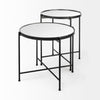 Samantha Small Accent Table 69339 angled with large accent table 