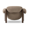 Samena Chair Nubuck Nude Back View 242115-001