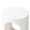 Samson End Table Textured Lunar Concrete Tabletop View 240102-001