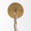 Mercana Sana Watergrass Pendant Light gold base 