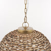 Sana Watergrass Pendant Light 70756 top of shade view 