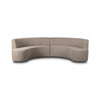 Four Hands Sanda Dining Banquette front view
