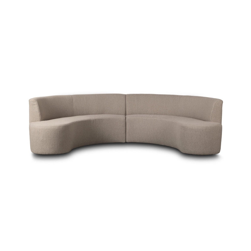 Four Hands Sanda Dining Banquette front view
