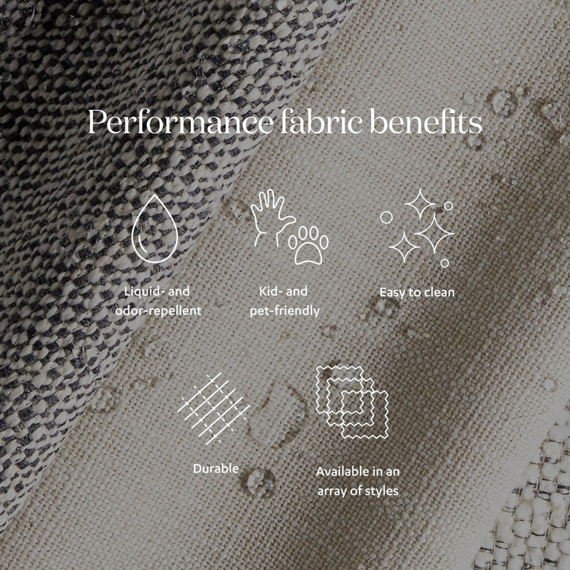 Sanda Dining Banquette 227153-003 performance fabric information