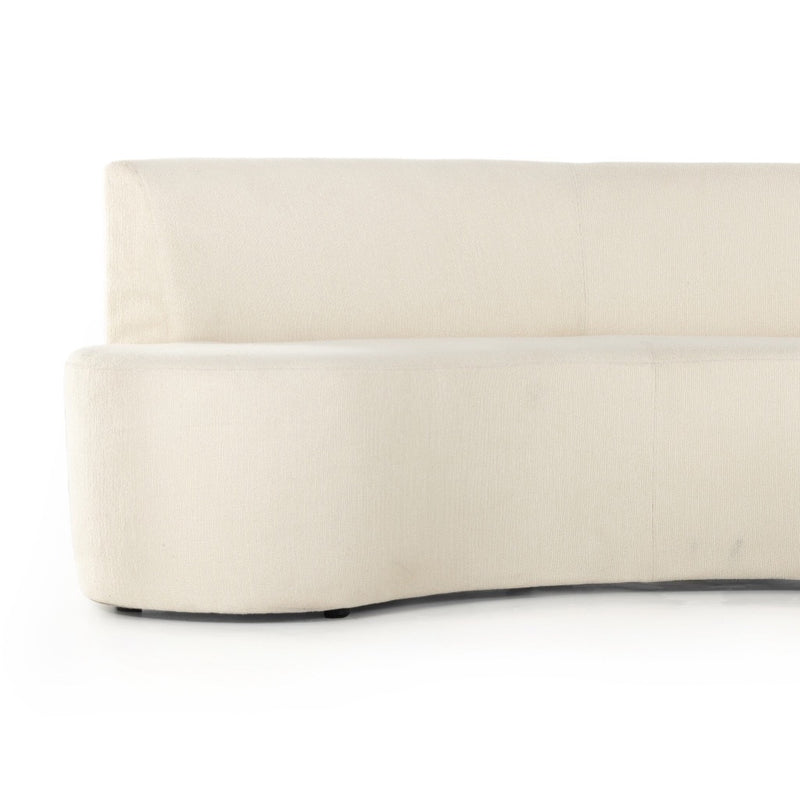Four Hands Sanda Dining Banquette bench seat view