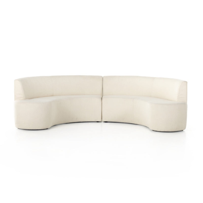 Four Hands Sanda Dining Banquette front view