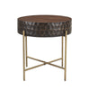 HTD Santa Cruz Round Side Table side view 