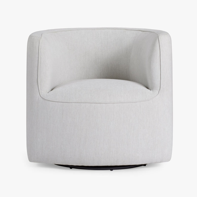 Santo Swivel Chair Grey Front Facing View CH-1003798-VN15-FN-LV-OC-GY