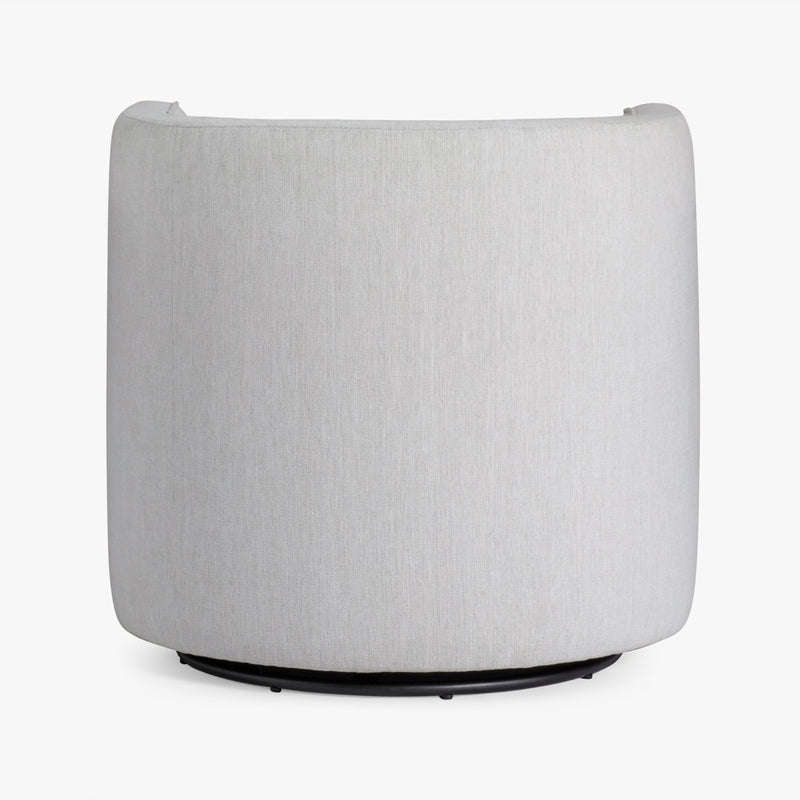 Co.House Designs Santo Swivel Chair Grey Back View
