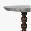 Savona Marble Side Table CH-1005086 side view of tabletop 