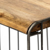 Mercana Seagram Stool seat and metal frame detail