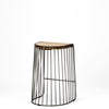 Seagram Stool 68137 angled back view 