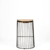 Mercana Seagram Stool back view 