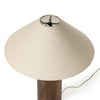 Four Hands Seaton Table Lamp overhead of shade 