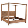 Sedona Canopy Bed FSD-PBKBA angled with no mattress