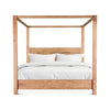 Home Trends and Design Sedona Canopy Bed front view with mattress