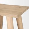 Sekou Wooden Craftsman Stool 70782 top of stool view 