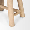  Mercana Sekou Wooden Craftsman Stool leg view 