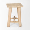  Mercana Sekou Wooden Craftsman Stool side view 