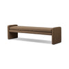 Four Hands Serena Accent Bench angled view 