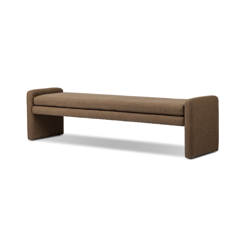 Four Hands Serena Accent Bench angled view 