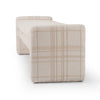 Four Hands Serena Accent Bench angled side view 