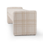 Four Hands Serena Accent Bench angled side view 