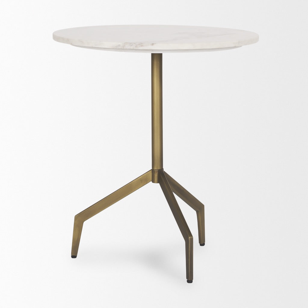 Mercana Serre End Table angled view 