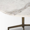 Serre End Table 70153 marble top 