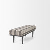Shae Upholstered Bench 71005 angled side view 