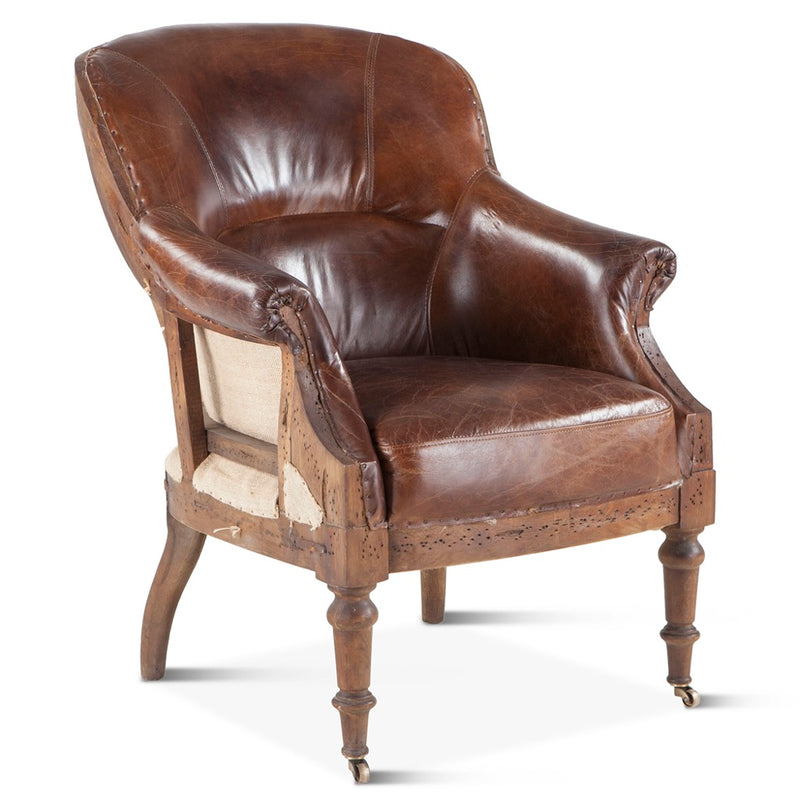 HTD Shakespeare Deconstructed Accent Chair angled view 