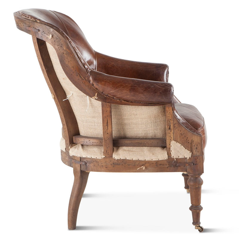 HTD Shakespeare Deconstructed Accent Chair side view 