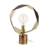 Mercana Shamir Geometric Table Lamp front view 