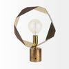 Mercana Shamir Geometric Table Lamp front view 
