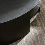 Sheffield Coffee Table Charcoal Oak Veneer Staged View Legs Four Hands