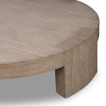 Sheffield Coffee Table Warm Natural Flat Oak Veneer Thick Legs 234303-005