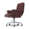 Four Hands Sherman Lowback Desk Chair  angled side view 