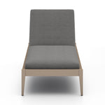Sherwood Outdoor Chaise Charcoal Front Facing View 226912-007