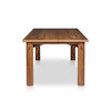 Shevone Dining Table Natural Walnut Veneer Side View Four Hands