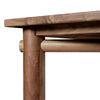Shevone Dining Table Natural Walnut Veneer Joint Legs Four Hands