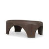 Mercana Shima Oval Coffee Table angled view 