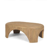 Shima Oval Coffee Table 70866 angled view 