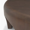 Mercana Shima Round Coffee Table closeup of table rounded edge 