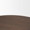 Mercana Shima Round Coffee Table rounded edge of tabletop 